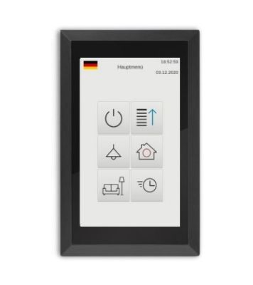 ARCUS-EDS 22414104 Touch_IT-AC4 alluminio nero rettificato anodizzato nero