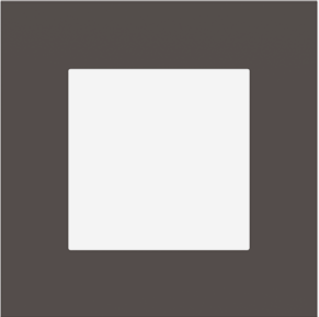 EKINEX EK-PQP-FCC FENIX NTM square FF/71 (Form/Flank/NF) plate - 1 window