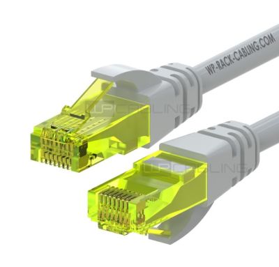 WP RACK WPC-PAT-6AU005 CAT 6A U-UTP PATCH CABLE 0.5 M LS0H GREY