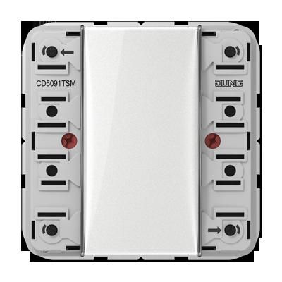 JUNG CD5091TSM Modulo per sensore a tasti F50 KNX con acc. bus integrato Universal- 1 canale- mod. CD500