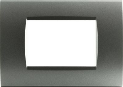 MAPAM 8003-08 Placca Tecnopolimero Art 8003-8 3P Grigio Scuro