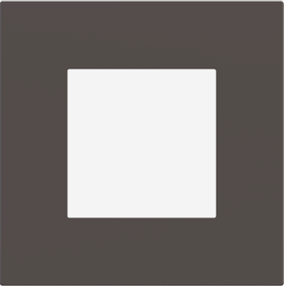 EKINEX EK-DQP-FCC Placca Deep (FF e 71 e 20Venti ) quadrata - FENIX NTM - cacao orinoco