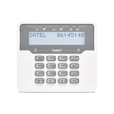 SATEL VERSA-KWRL2 Tastiera LCD wireless con lettore di prossimità 125 KHz (per ABAX 2 retroilluminazione bianca)