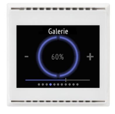 ELSNER 70821 Cala Touch KNX CH Controllore ambiente, nero