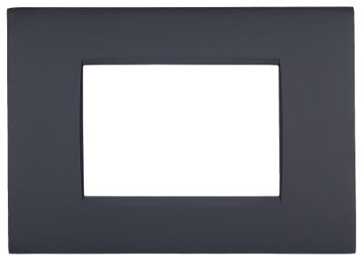 MAPAM CBM7003-2 Placca Metallo Vip CBM7003-2 3P Nero