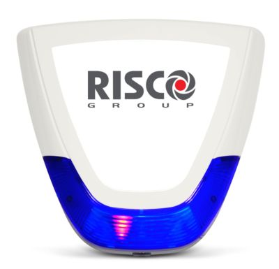 RISCO RS402BL0000A LumiN8 Delta Plus siren, self-powered in polycarbonate with blue strobe