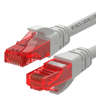 WP RACK WPC-PAT-6U020 CAT 6 U-UTP patch cable Length 2 M, AWG 26/7, CU, Color Grey