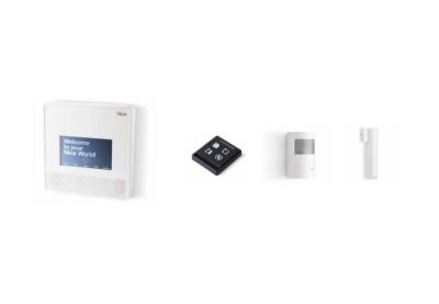 MNKITW7000T Kit allarme MyNice: centrale 99 zone in 6 aree, radio Bidiriezionale Dual Band e Wi-Fi