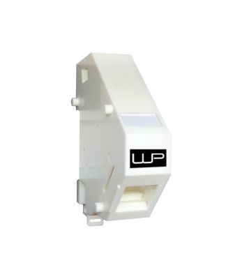 WP RACK WPC-DBX-B1-W DIN-RAIL ADAPTER FOR KEYSTONE MODULES, IP20, WHITE