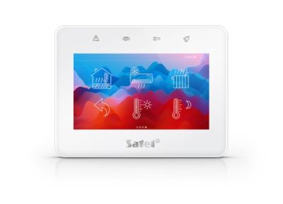 SATEL INT-TSG2-W 4.3 inch white capacitive touch keyboard