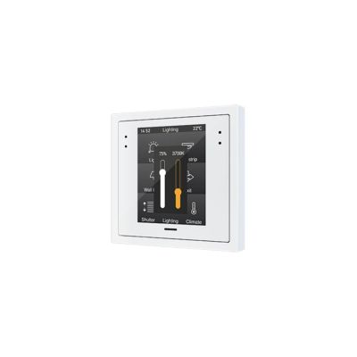 ZENNIO ZVIZ28W Pannello touch Z28 capacitivo con display retroilluminato da 2,8″, bianco