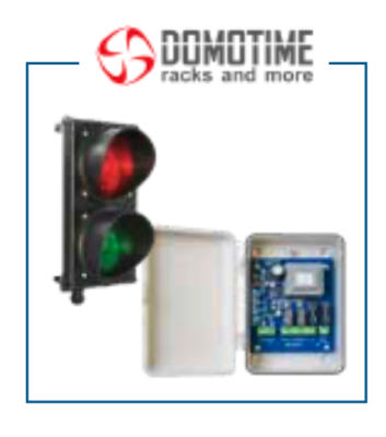 Domotyme control unit and traffic light two lights