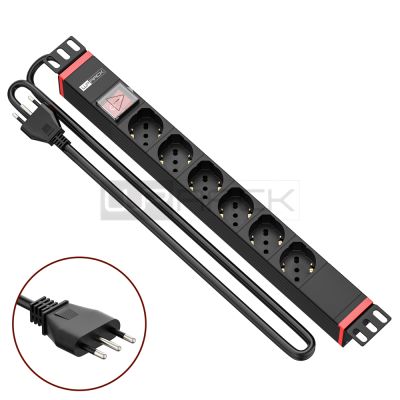 WP RACK WPN-PDU-I01-06 CANALE DI ALIMENTAZIONE (PDU) RACK 19" 6 X ITA/SCHUKO SPINA ITALIANA 16A