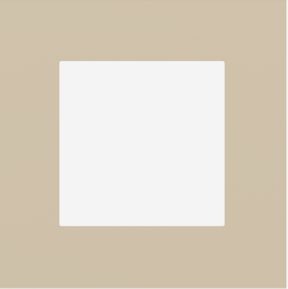 EKINEX EK-PQP-FBL FENIX NTM square FF/71 (Form/Flank/NF) plate - 1 window