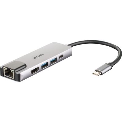 D-LINK DUB-M520 5-IN-1 USB-C HUB WITH HDMI/ETHERNET