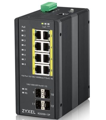ZYXEL RGS200-12P-ZZ0101F Switch 12 Ports Managed 8 Ports Switch Stand-Alone