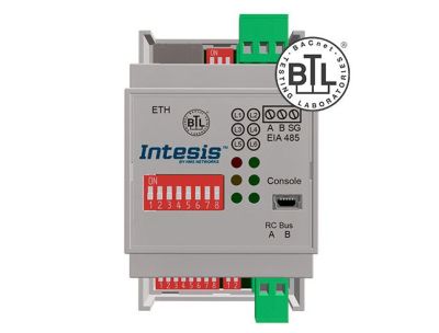 INTESIS INBACTOS001R000 Toshiba VRF and digital systems at the BACnet IP/MSTP interface