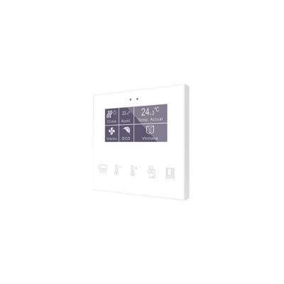 ZENNIO ZVIFDV2 FLAT DISPLAY V2 - Pannello touch capacitivo con display e sonda di umidità
