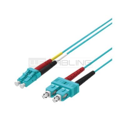 WP RACK WPC-FP3-5LCSC-020  FIBER OPTIC MULTIMODE PATCH CORD 50/125 LC-SC, 2 MT. OM3