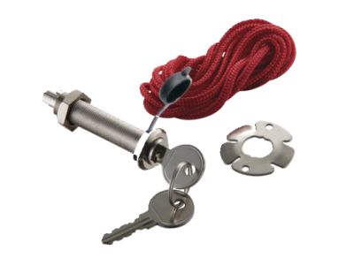 SOMMER Y5116V000 Emergency release lock, Ø 13 mm x 50 mm, “Standardkey”