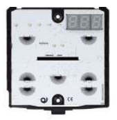 EELECTRON RH07A01KNX-3-3M BLACK 9025 HARDWARE — KNX CAPACITIVE THERMOSTAT/HUMIDISTAT