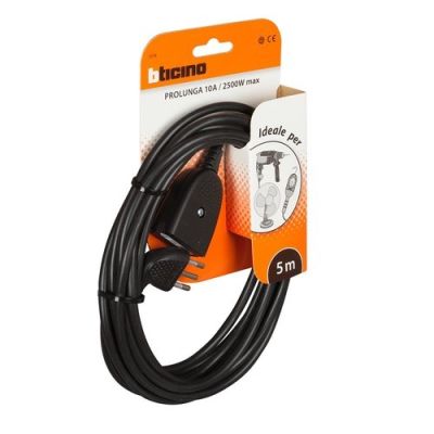 BTICINO BT-2537N kit - extension 5m 2P+t sp. /PR.10a black