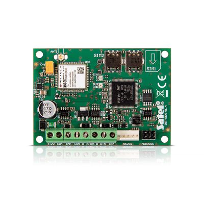 SATEL INT-GSM GPRS communication module on bus for INTEGRA control panels for mobile app and remote management 