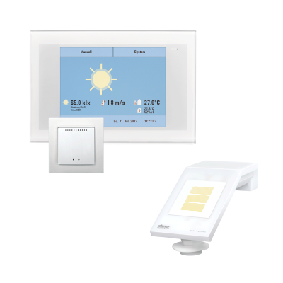 ELSNER 60203 WS1000 Style-8- White building control system for 8 230 V drives
