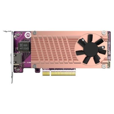 QNAP QM2-2P10G1TB DUAL M.2 2280 PCIE SSD/SINGLE-10GBE Miscellaneous for Netwo