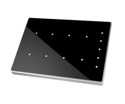 ZENNIO ZVI-TMDP8-AA ZVI-TMDP8-AA TMD Plus KNX Capacitive Touch Switch, 8 buttons, anthracite