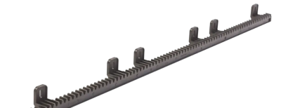 ARMAS CRM100I Cremagliera nylon V/6 con asole di fissaggio infer