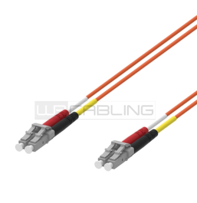 WP RACK WPC-FP1-6LCLC-020  BRETELLA FIBRA OTTICA MULTIMODALE, 62,5/125μ LC-LC, 2 M