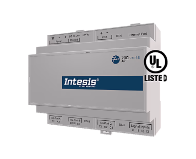 IN770AIRXXSO000 Intesis multi-brand AC interface with KNX, Serial