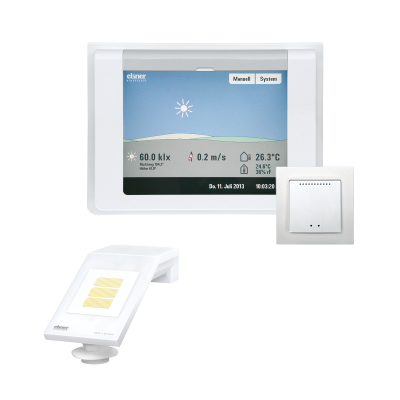 ELSNER 60121 Sistema di controllo dell'edificio WS1000 Color-4-bianco per 4 azionamenti 230 V