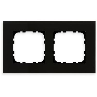 MDT BE-GTR2S.01S Corn.vetro doppia 55x55mm.,nero