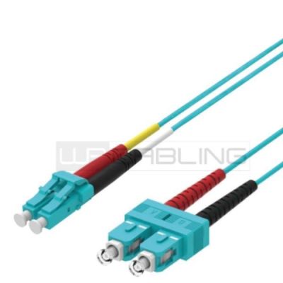 WP RACK WPC-FP3-5LCSC-050 FIBER OPTIC MULTIMODE PATCH CORD 50/125 LC-SC, 5 MT. OM3