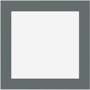 EKINEX EK-PQS-FVC Placca FF/71 (Form/Flank/NF) quadrata FENIX NTM - 1 finestra