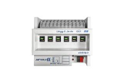 LINGG-JANKE "89205 / 89205SEC" A6F16H-2-SEC Attuatore di commutazione KNX Secure 6f, funzionamento manuale