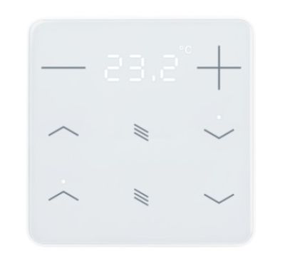 ELSNER 71100 KNX eTR 201/202 Sunblind Pulsante per temperatura, protezione solare, bianco