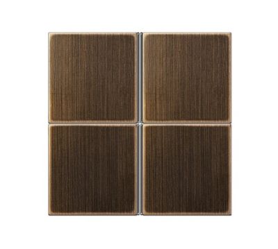 JUNG ME2404TSAAT Copritasto per modulo sensore 4 canali- mod. LS990- ottone anticato