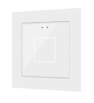ZENNIO ZVIF55X1V2W ZVIF55X1V2W Flat 55 X1 V2 Backlit capacitive touch switch (55 x 55 mm), 1 button, white