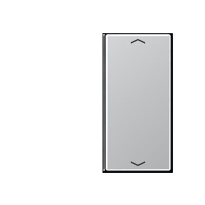 JUNG A402TSAPAL Copritasto per sens. 2 canali-c. simb. mod. A500- alluminio