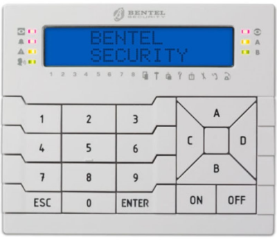 BENTEL BKP-LCD Tastiera Premium LCD. con lettore di prossimità e