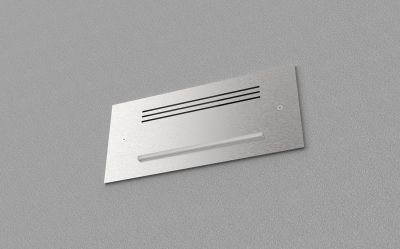 VENITEM 23.37.11 Giudecca recessed brushed stainless steel siren