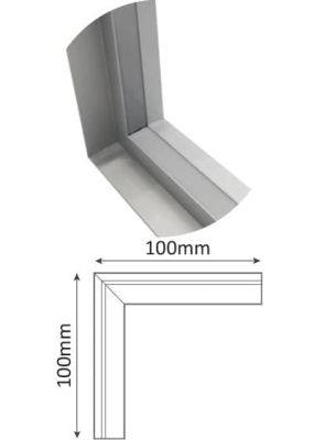 LEDCO CO221/P ANGOLO 90 gradi PARETE/SOFFITTO PER PROFILO SCOMPA