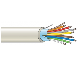 ARITECH INTRUSION WS4108FN CEI-UNEL 36762 C-4 flame retardant shielded cable - 8x0