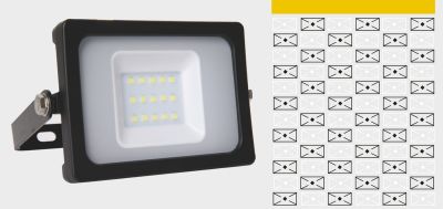 LEDCO PW100LBC/BI WING PROIETTORE IP65 100W LUCE CALDA 3000 gradiK -