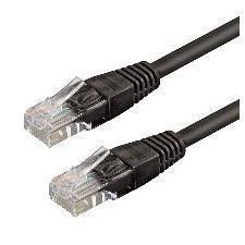 WP RACK WPC-PAT-5U050BL PATCH CABLE CAT.5E U/UTP 5.0m BLACK