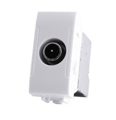 MAPAM 826B Art 826B White Derivative TV Socket