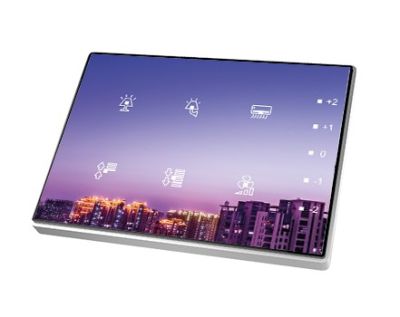 ZENNIO ZVI-TMDP6 ZVI-TMDP6 TMD Plus KNX Capacitive Touch Switch, 6 buttons, custom 